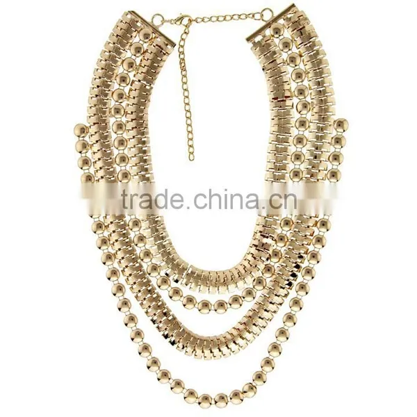 Vintage Multilayer Chain Necklace Jewelry,ethnic Desgin for Unisex Costume Accessories photo-4