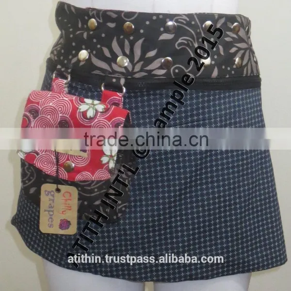 Cotton Reversable Wrap Skirt photo-3