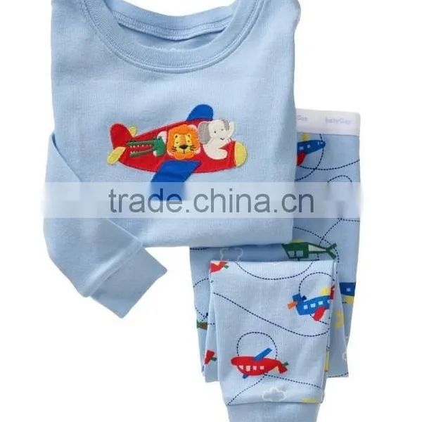 Wholesale Baby Boys and Girls Long Sleeve 2pc Cotton Pajmas Kids Pijamas Child Sleepwear photo-4