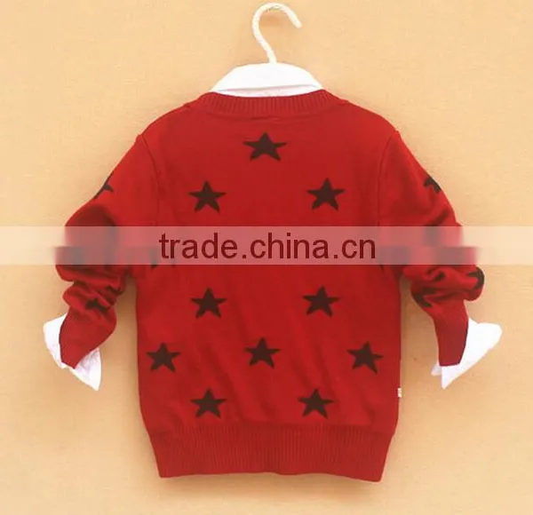 Branded Walmart Wholesale Kids V-neck Stars Pattern Clothing photo-2