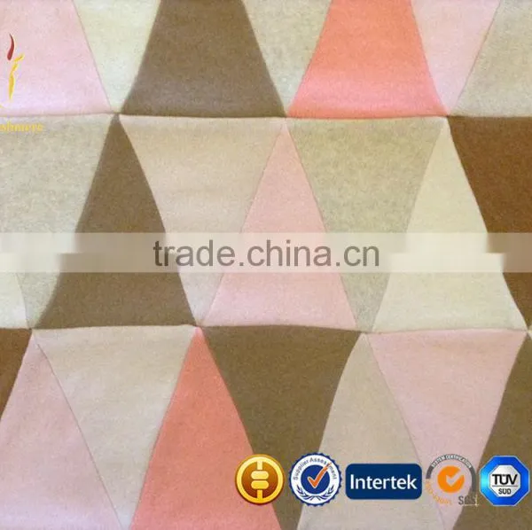Pink Beige Triangle Baby Cashmere Security Blanket photo-2