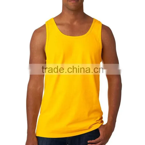 China Manufacturer Bulk Bodybuilding 100 Cotton Mens Stringer Tank Top Wholesale photo-6