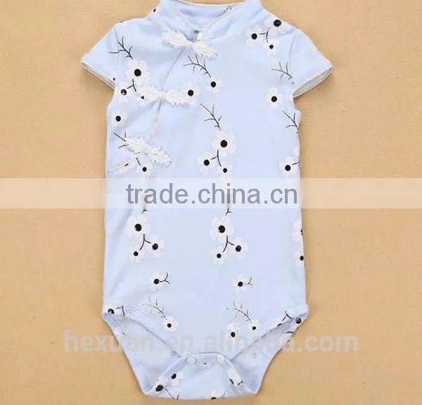 Short Sleeves Printed Cartoon Baby Clothes Set Romper photo-5