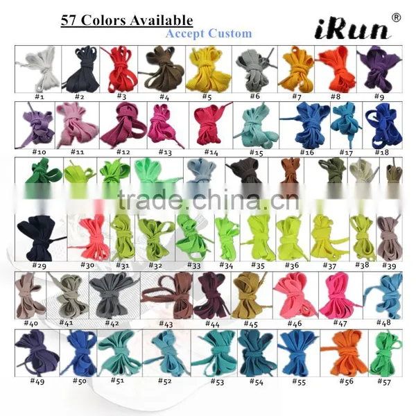 Flat Sneaker Shoelaces~8mm Flat Shoelaces~Plain Fat Shoelaces~Flat Athletic Shoe Laces~NO MOQ~57 Colors Available~Accept Custom photo-6