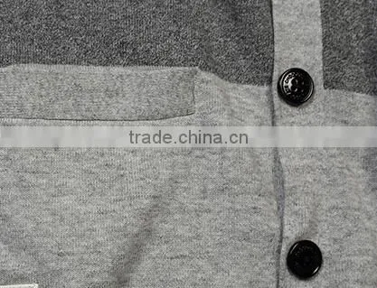 New Popular Knitted Pocket Button Cardigan Young Boys Sweater Design for Men photo-6
