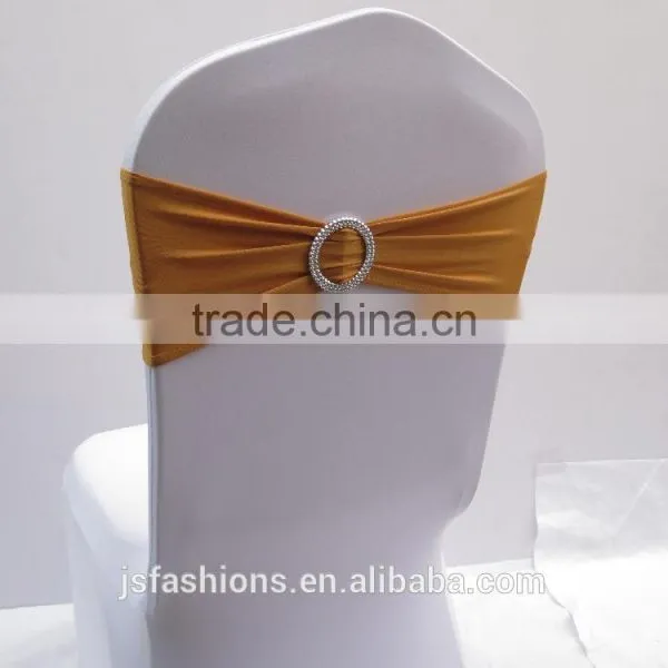 Big Discount Lavender Lycra Chair Bands With Round Buckle Lycra Chair Cover Sash Bands for Weddings Events Decoration photo-2