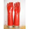 Supply Red PVC Coated Gloves Intelrock Liner 45cm