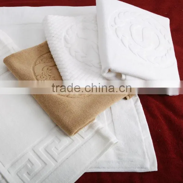 100% Cotton Custom Jacquard Hotel Bath Mat Towel photo-5