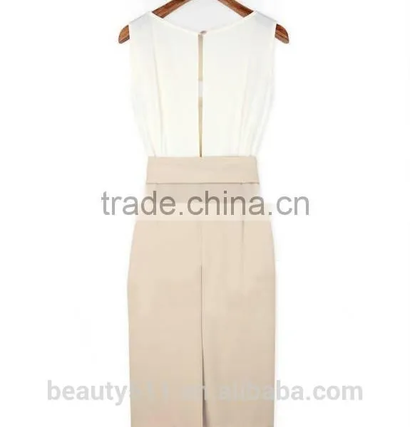 Women's Summer Striped Sleeveless Wear to Work Casual Party Pencil Dress SD73 photo-2