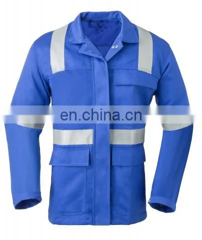 EN20471 Breathable Flame Retardant Anti-Static Jacket With Reflective Stripes photo-2