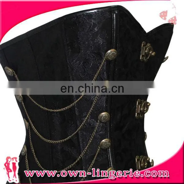 New Arrival Steampunk Gothic Corset Overbust Embroidery Tops Corset photo-4