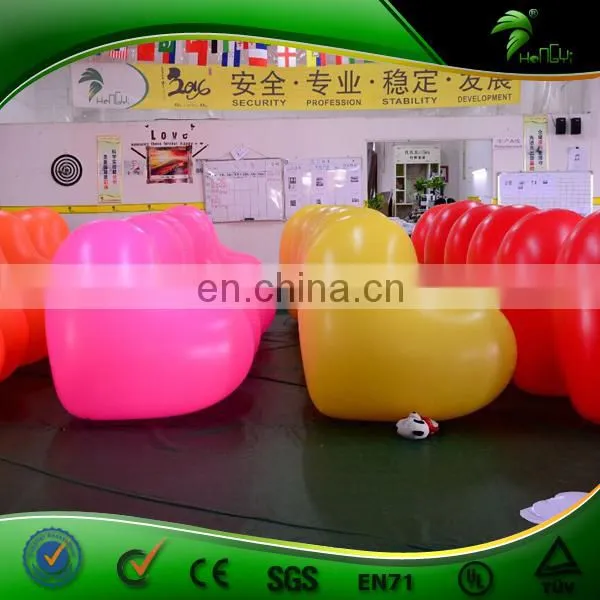 Valentine's Day Heart Balloon / Inflatable Hearet Shape Vinyl Balloon With LED Light photo-6