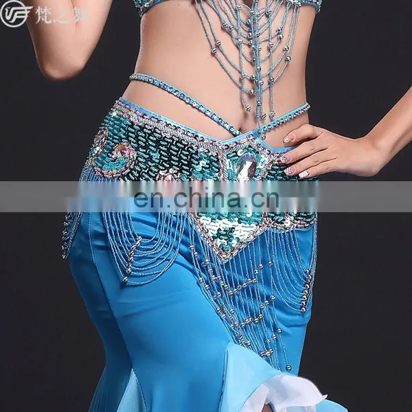 Y-2057 Egyptian Beaded Tassel Belly Dance Hip Belt photo-5