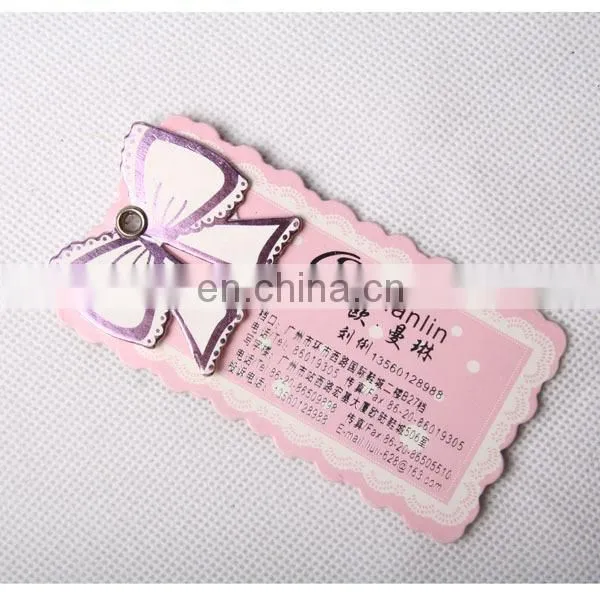 Custom Printed Paper Hang Tag With Eyelet for Clothing photo-2