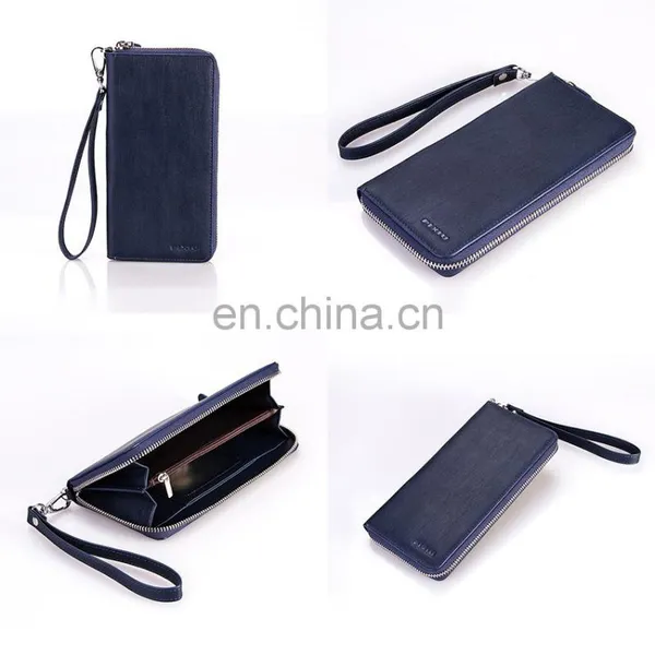 Realiable Quality New Style Bule Leather Popular Ladies Leather Wallet Sellers photo-6