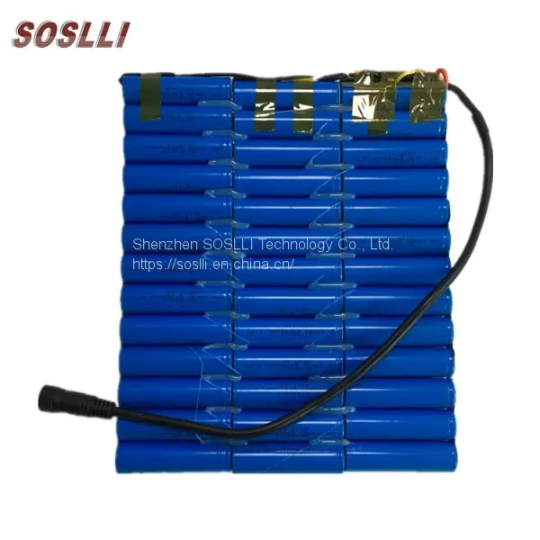 SOSLLI 12v Rechargeable 18650 Lithium Ion Battery Pack for Solar LED Street Lamp photo-4