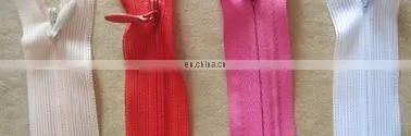 #3 Nylon Cloth Tape Lace Tape Invisible Zipper With Tear Drop Puller photo-4