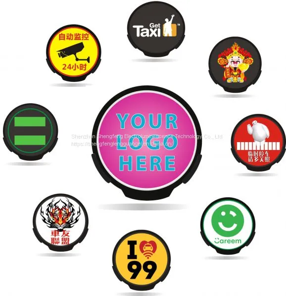LED Car Decals, LED Logo Sign for LYFT Cab Service photo-5
