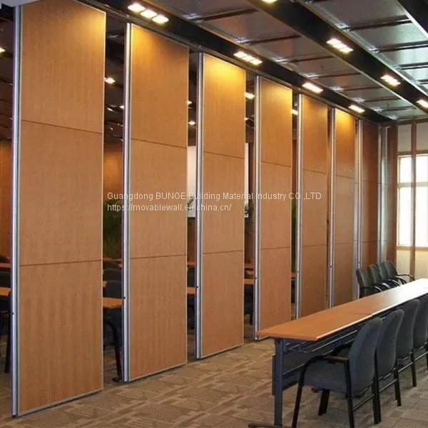 Mount Soundproof Sliding Movable Mirror Partition Wall In Office Partitions photo-5