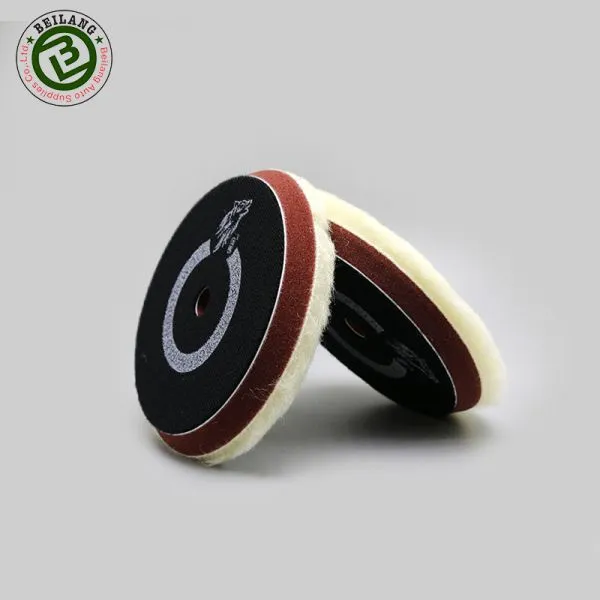 100% Lambs Car Polishing Pad / Wool Buffing Pad for Car Polishing photo-5