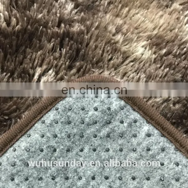 Cheap China 100% Polyester Long Pile Tie-dying PV Plush Rug Area Carpet photo-3