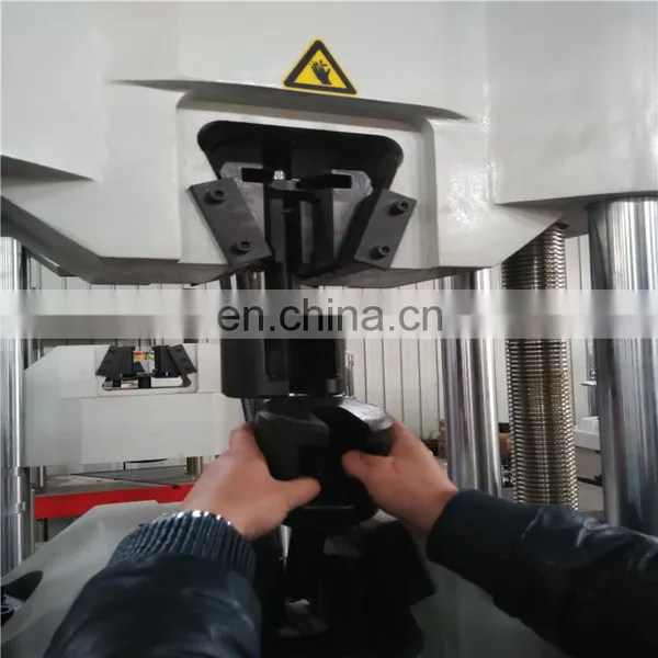 WAW-D 300-1000kN 30-100Ton Worm Gear Computerized Electro-hydraulic Servo Universal Testing Machine photo-7