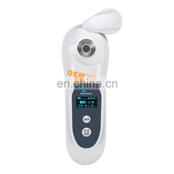 2020 New Design Economical Digital Handheld Refractometer Brix Digital Refractometer Test Surgar in a Box Lower Price photo-2