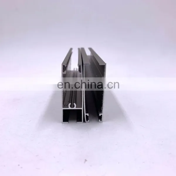 SHENGXIN China 6061 Aluminum Profile Extrusion Aluminium Curtain Rail Aluminium Frame for Cabinet photo-3