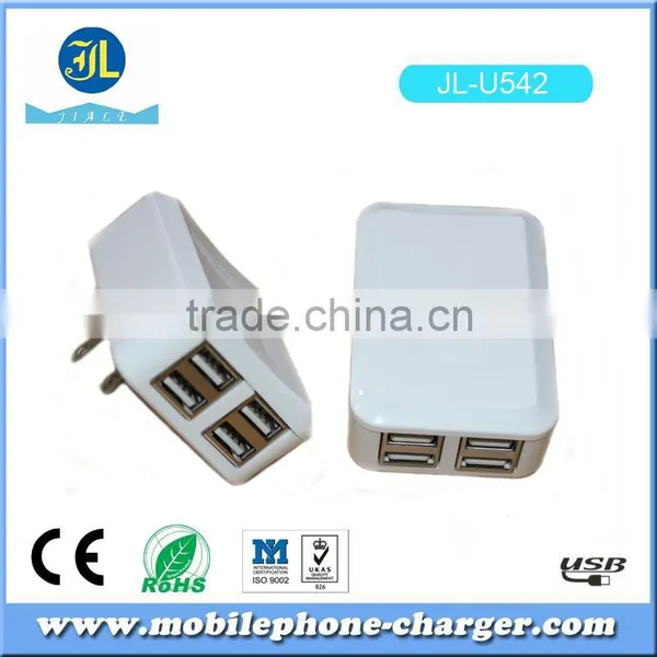 Power Adapter Factory 4 Port USB Mobile Phone Home Charger Best Selling Products photo-6