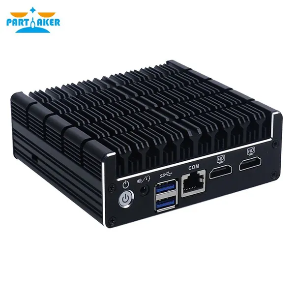 Intel AES-NI J3160 Pfsense Mini Server Nuc Fanless Barebone Firewall Micro Appliance With 4 Gigabit Lan photo-2