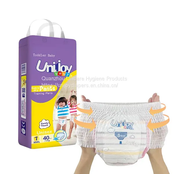 Подгузники для детей с застежкой на пояс размер 7 Unijoy