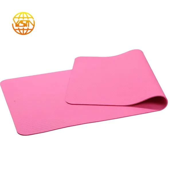 Fitness Yoga Matt Recyclable Black TPE Yoga Mat Can be Customized photo-5