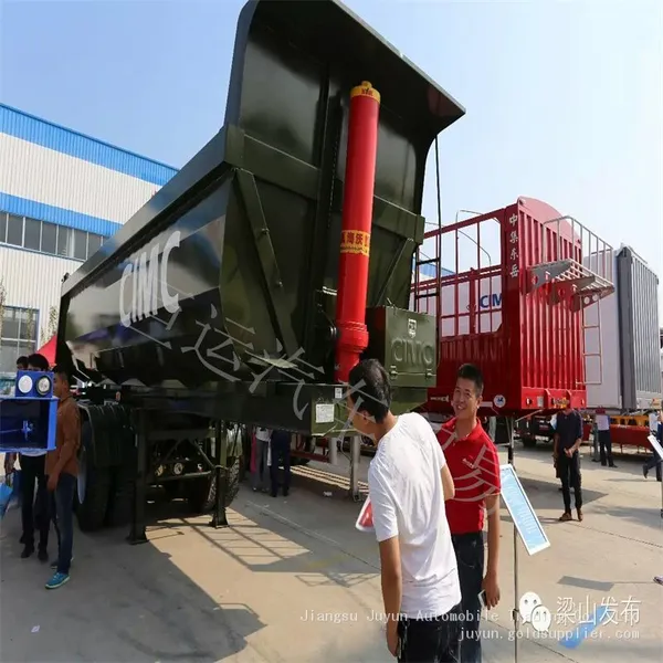 Price of Dump Trucks Tipping Chassis Heavy Duty Dump Semi-trailer photo-2