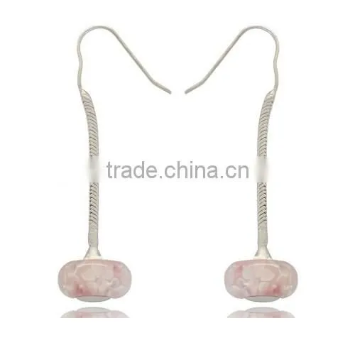 Murano Lampwork Glass Bead Earrings for Young Women photo-5