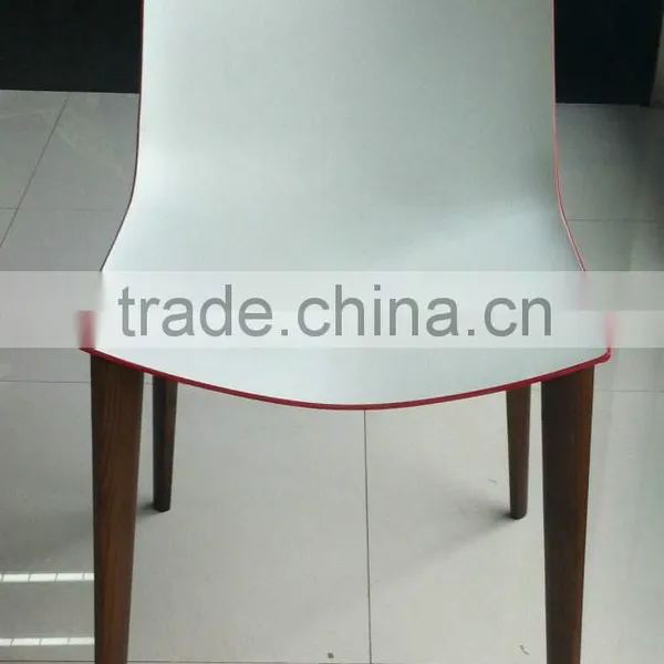 Replica Famous Contemporary Elegant Grace Design ABS Seat Alp Nuhoglu Frame Wood Chair for Dining Room/living Room photo-2