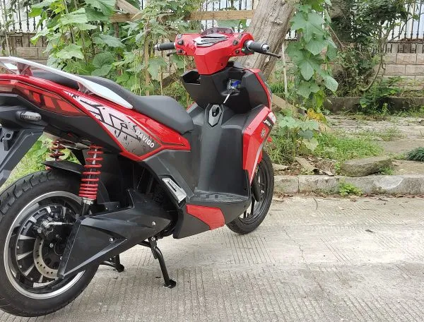 High Speed 80km/h Disc Brake 72v50ah Lithium Battery EEC Electric Motorcycle photo-3