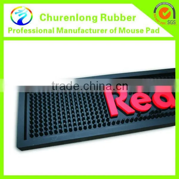 2016 Best Sell Custom OEM Soft PVC Bar Runner Spill Mat,Custom Shape,Custom Logo,Custom Colors photo-5