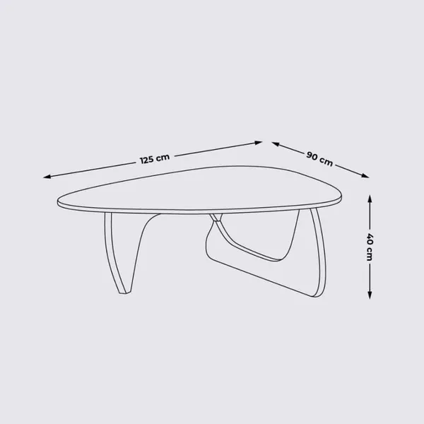 Design Coffee Table in Black Ash Wood and 19mm Tempered Glass – Gio photo-4