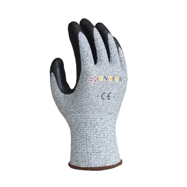 Yingkeer Enkerr Black Nitrile Palm-dipped Level 5 Cut-resistant Gloves Ms851043 Nitrile Cut-resistant Gloves