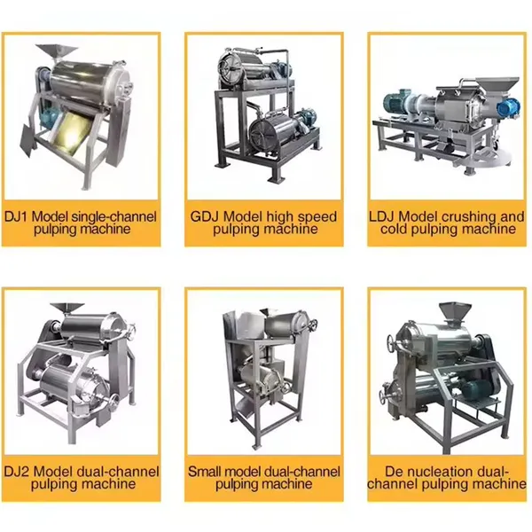 Large Capacity Single Channel Mango Fruit Pulping Machine Fruit Grinding Machine Fruit Juice Pressing Machine photo-6
