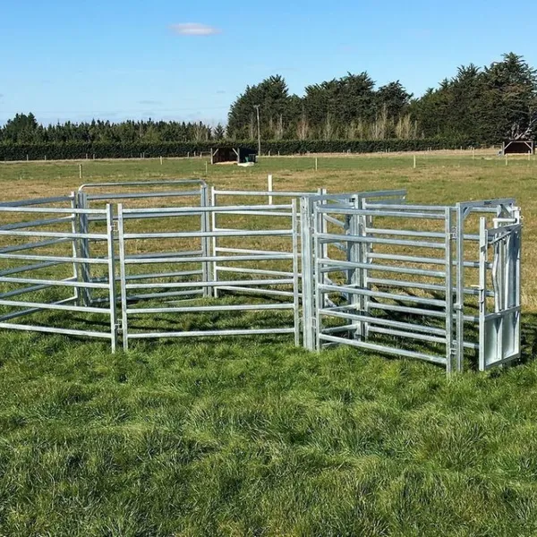 12FT x 4FT Powder Coated PVC Metal Horse Paddock Fence - Heavy Duty Livestock Panel