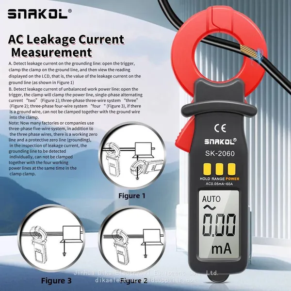 True RMS Clamp Meter SK-2060 for AC/DC Current up to 60A and Voltage photo-5