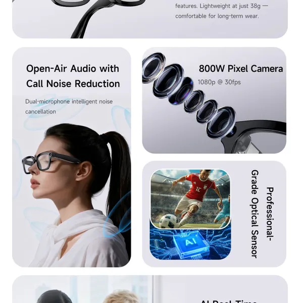 Cross-country Cycling AI Smart Eyewear | Stable Sales for Wholesale Partners