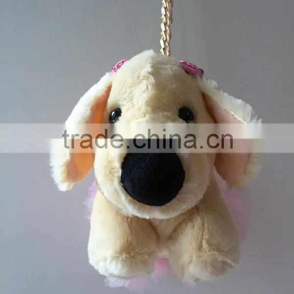 Custom Lovely Stuffed Plush Dog Toy Bag for Babies and Kids photo-5