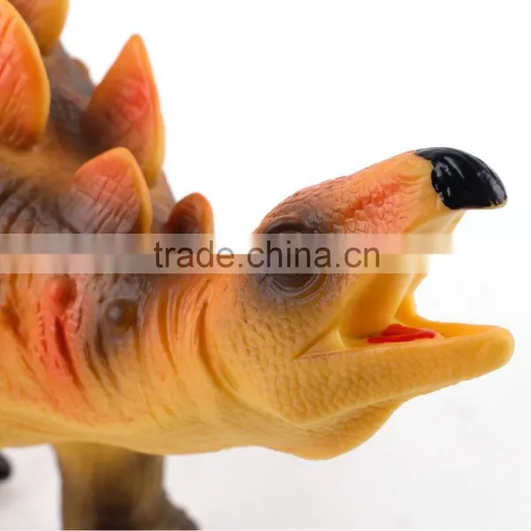 Amazing Wild Animal Dinosaur Toys Vinyl 22'' Stegosaurus Toy For Children X038 photo-6