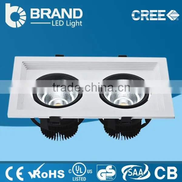 2*9w AC86/265 Double Heads Low Price Cob Led Downlight Recessed Mounted Led Downlight Dimmable Led Downlight CE/ROHS Supplier's Choice photo-2