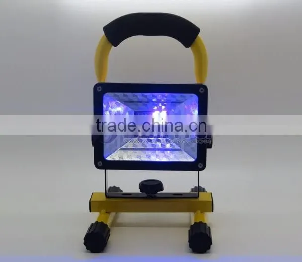 24 LED AC 90-240V White/Red/Blue Outdoor Rechargeable 30W Flood Light photo-5