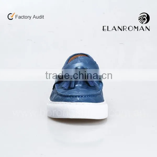 Fashion Man Leather Casual Shoes With Tassel Buy Shoes Wholesale photo-3