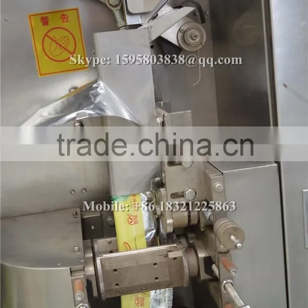 Automatic Small Tea Pouch Packaging Machine With Inner Outer Bag Thread and Tag photo-3