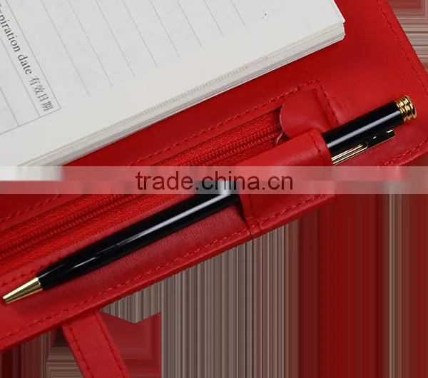2016 Hot Sell Leather 6 Ring Binder Notebook With Power Bank & Usb Disk Quality Choice photo-6